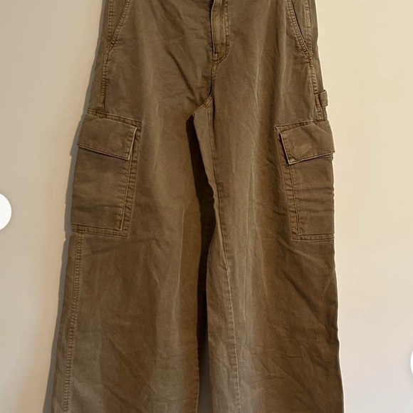 NWT Gap Women's  Baggy Cargo Khaki Pants Tan Cargo Pants Size 2 Petite - Picture 14 of 16